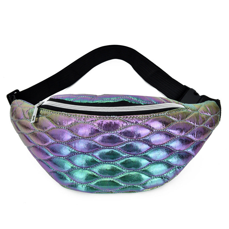 Laser embossed fashion messenger bag See size chart under “more details”