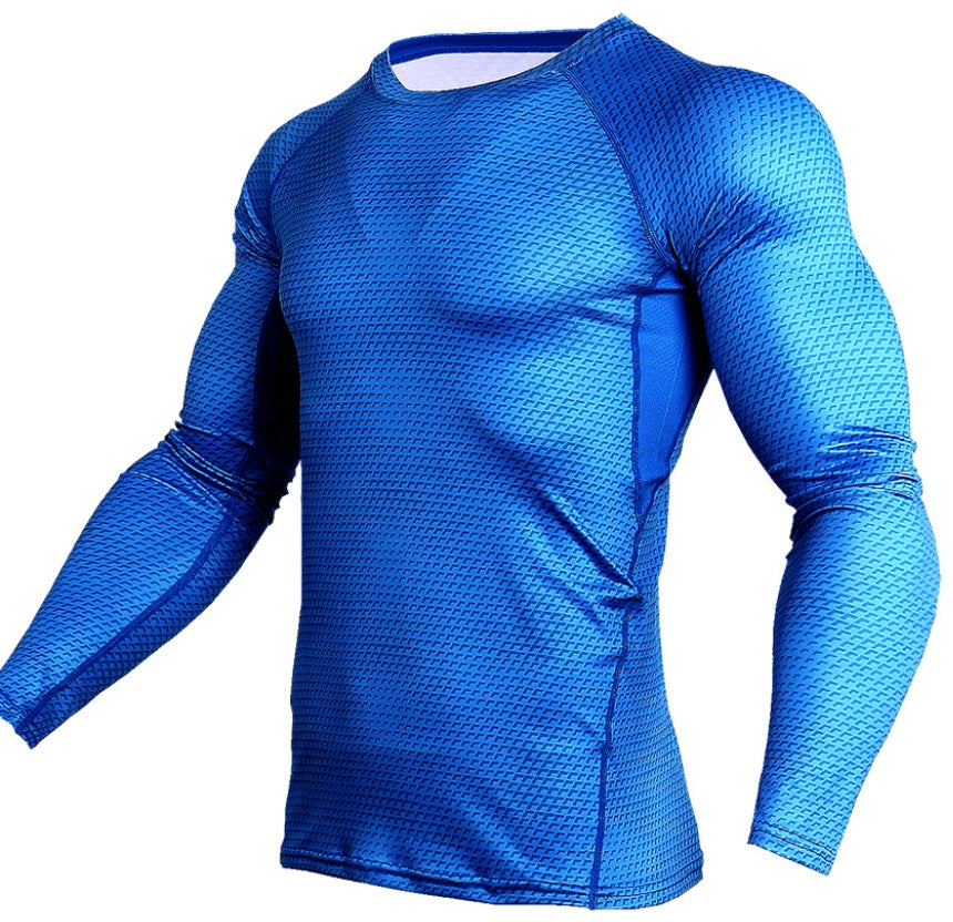 Men Gym Running Shirt Quick Dry Breathable Fitness Sport Shirt