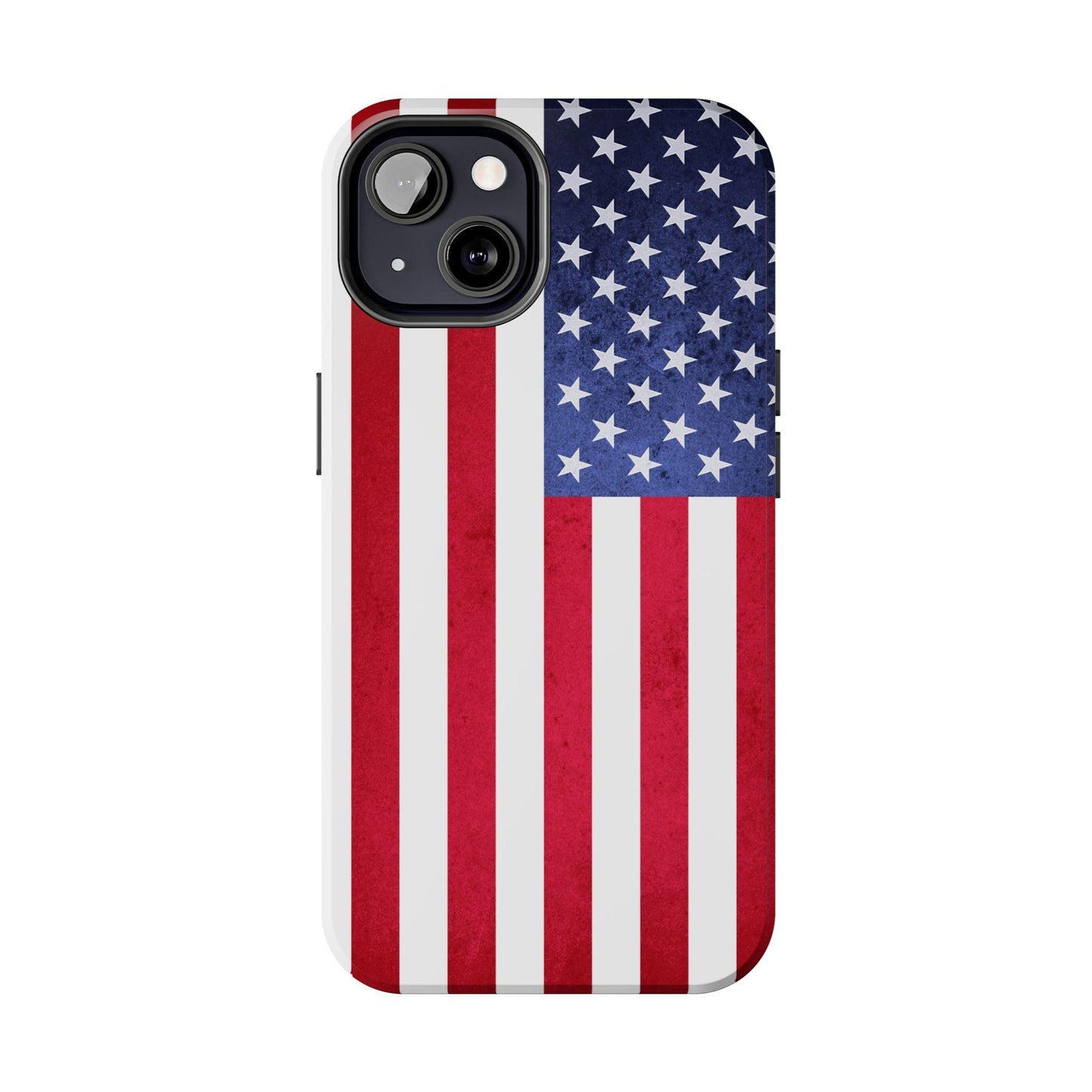 USA Flag Printed Tough Phone Cases