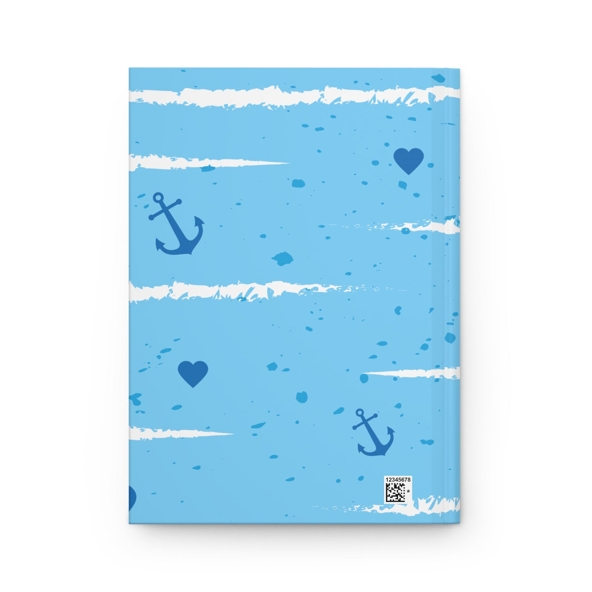 Cruisin' My Way into 60 Hardcover Journal | Vintage Blue Car Birthday Notebook