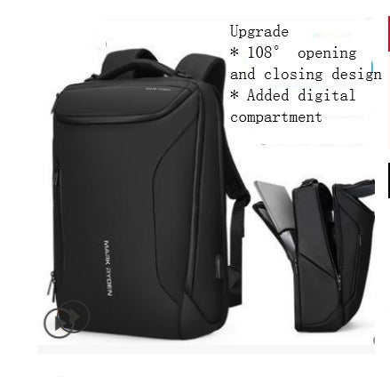 Streamlined Black Backpack