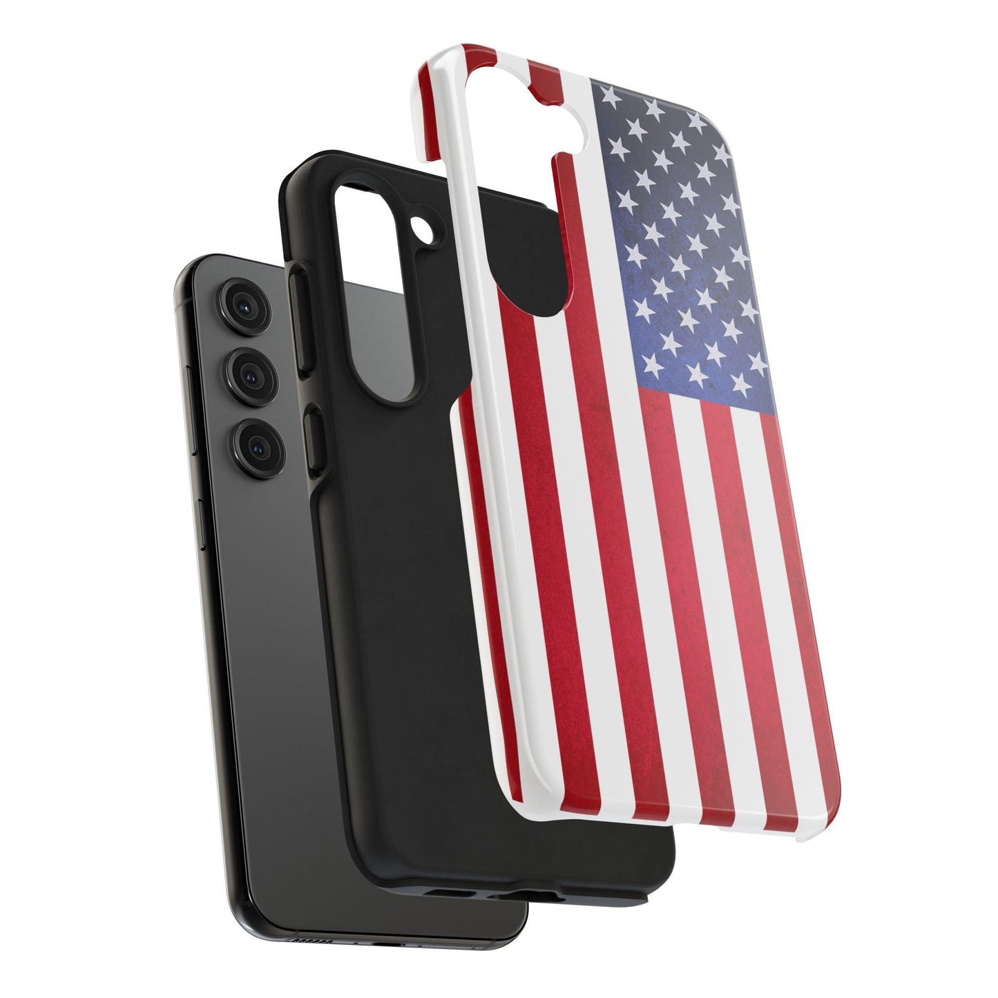 USA Flag Printed Tough Phone Cases