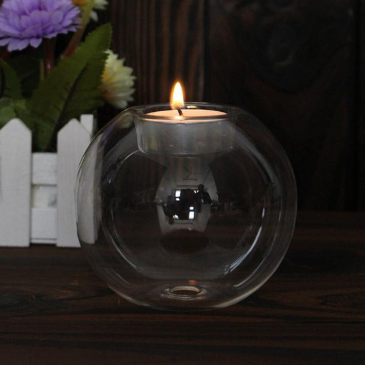 Juego de candelabros de cristal europeo para una decoración elegante