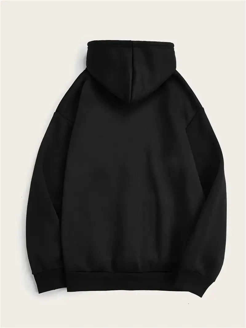 Sudadera con capucha de gato navideño de talla grande
