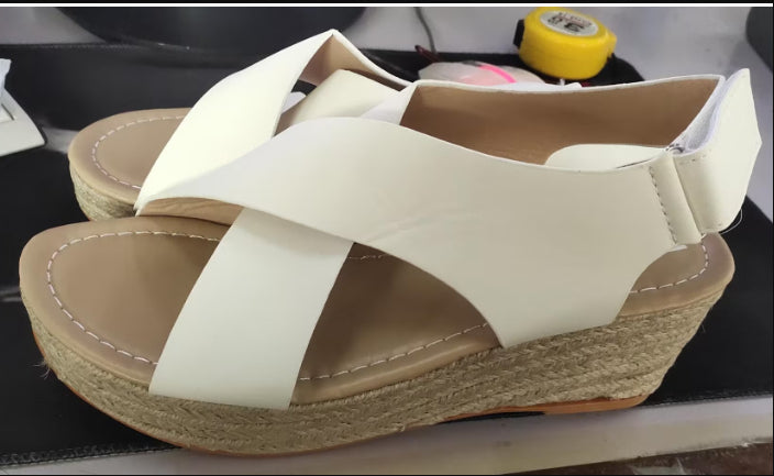 Women's Crisscross Wedge Sandals