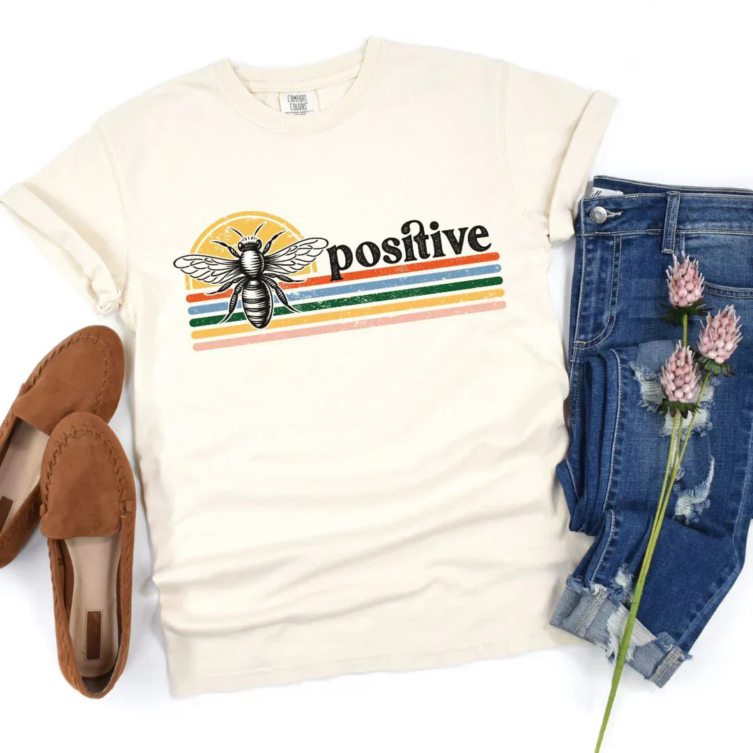 Camiseta Gráfica Bee Positive