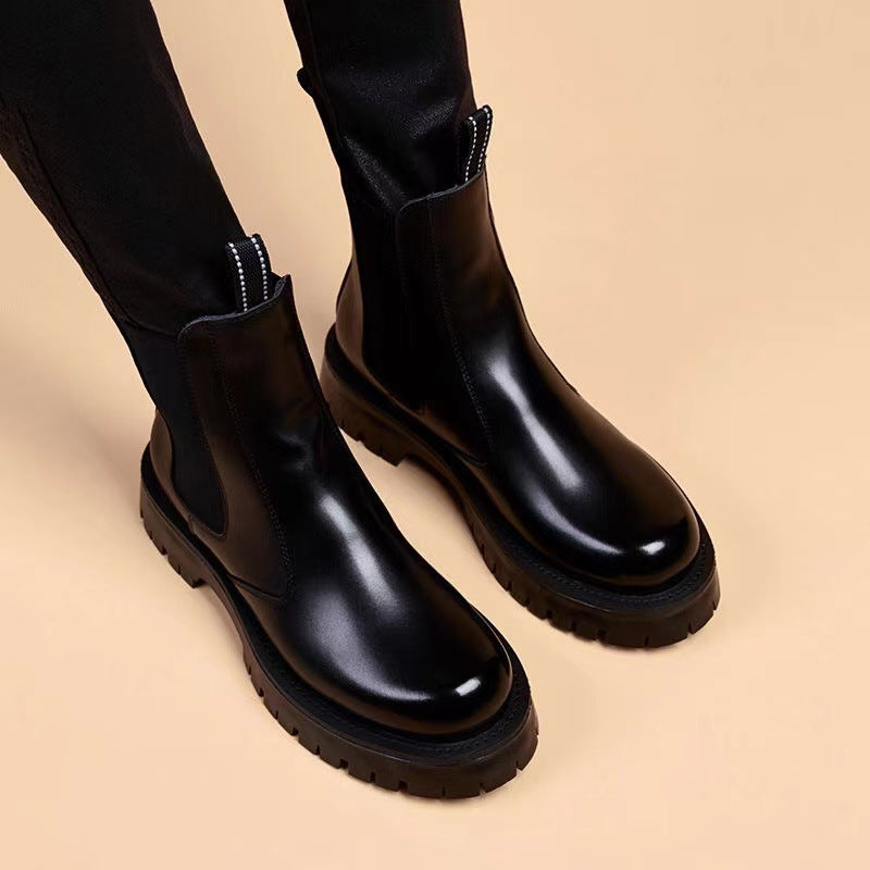 Botas de invierno con forro polar – Ropa de calle cálida para exteriores