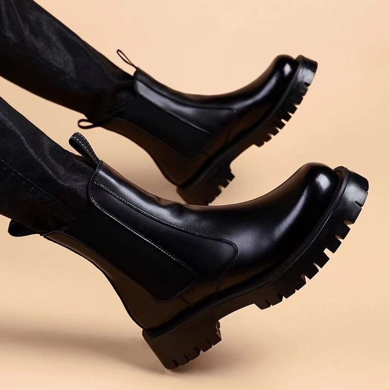 Botas de invierno con forro polar – Ropa de calle cálida para exteriores