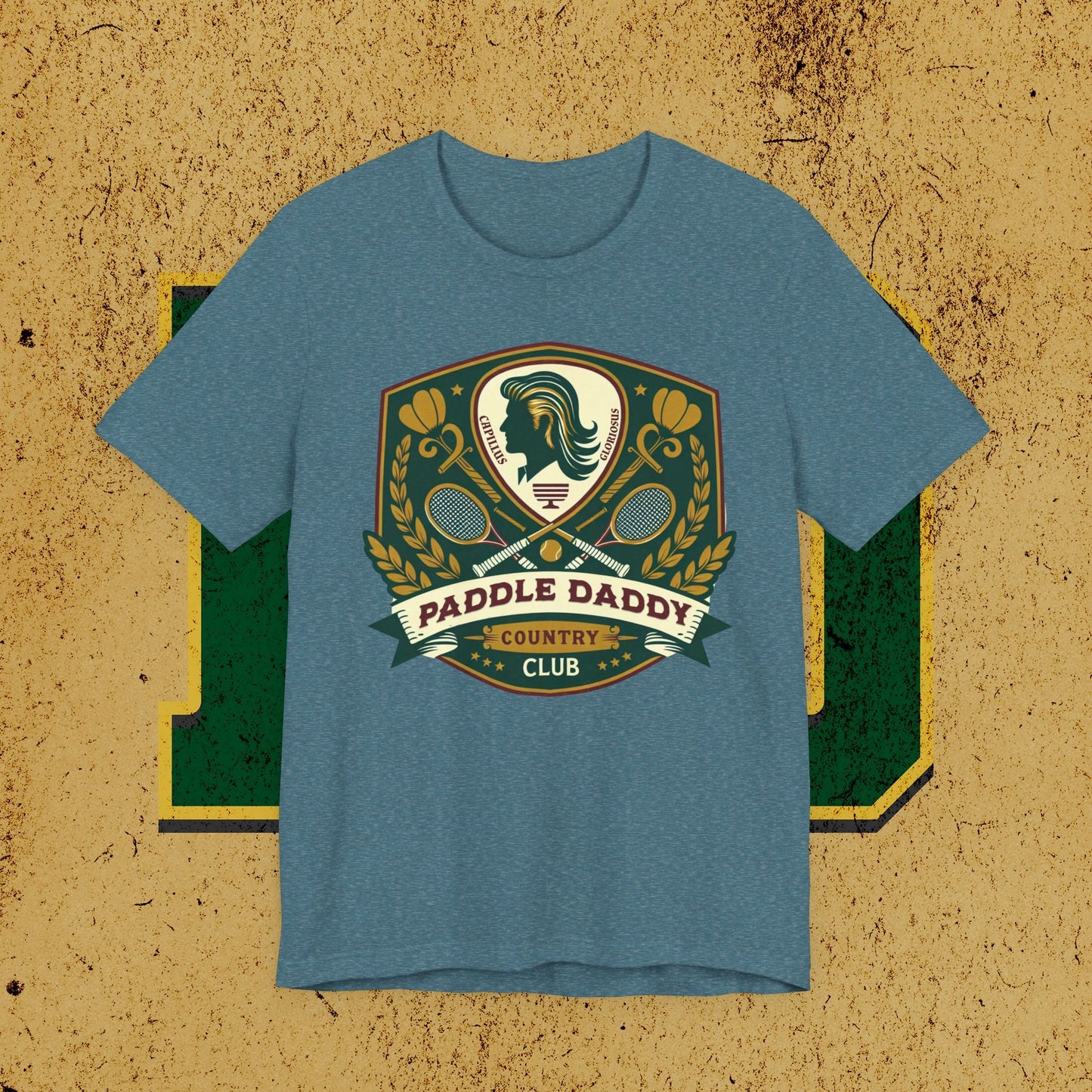 Paddle Daddy Country Club Tee  Where Prestige Meets Pickleball and Dad Jokes