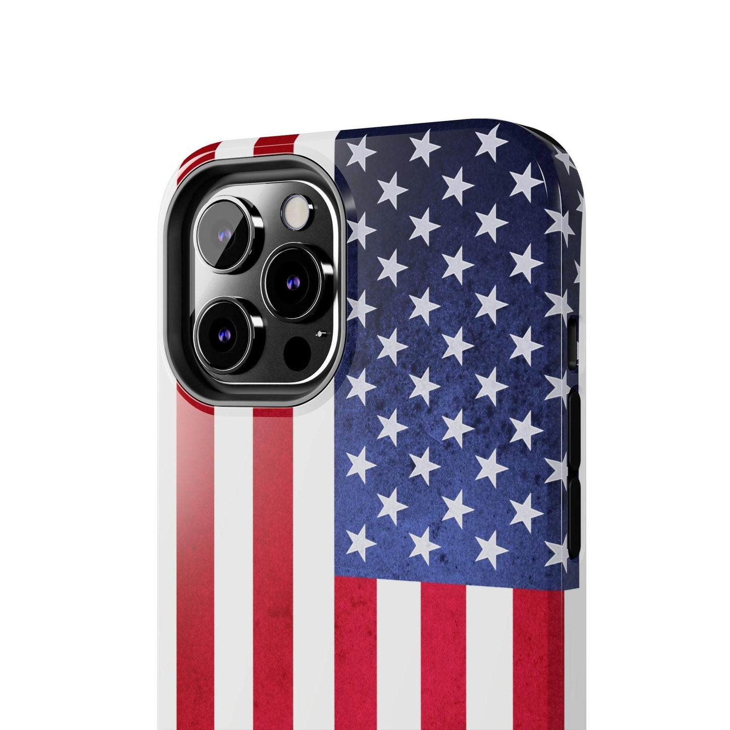USA Flag Printed Tough Phone Cases