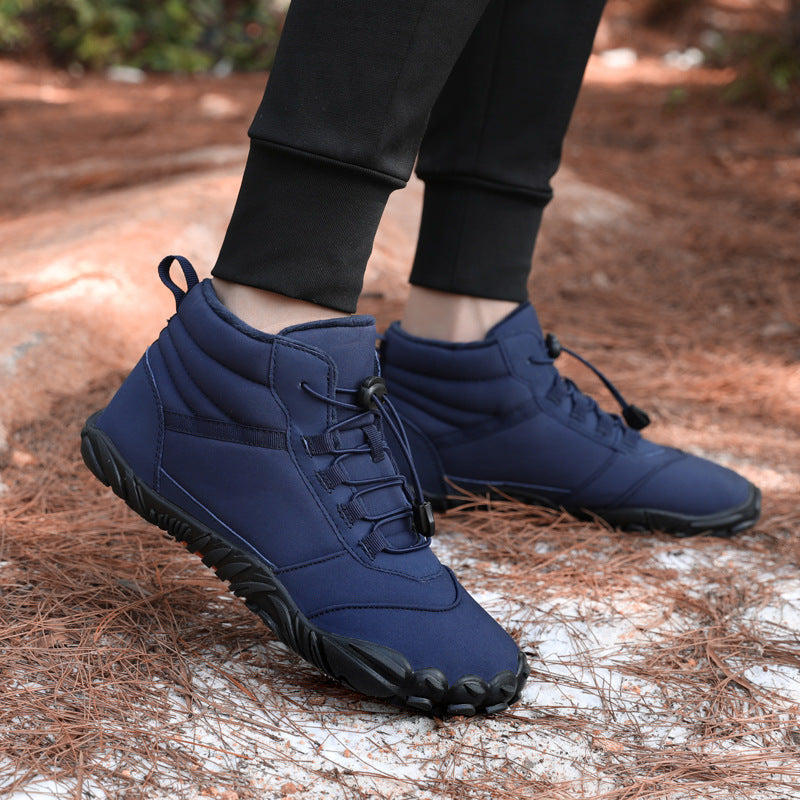 Fleece-lined Waterproof Snow Boots