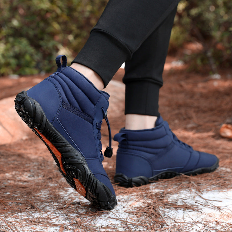 Fleece-lined Waterproof Snow Boots