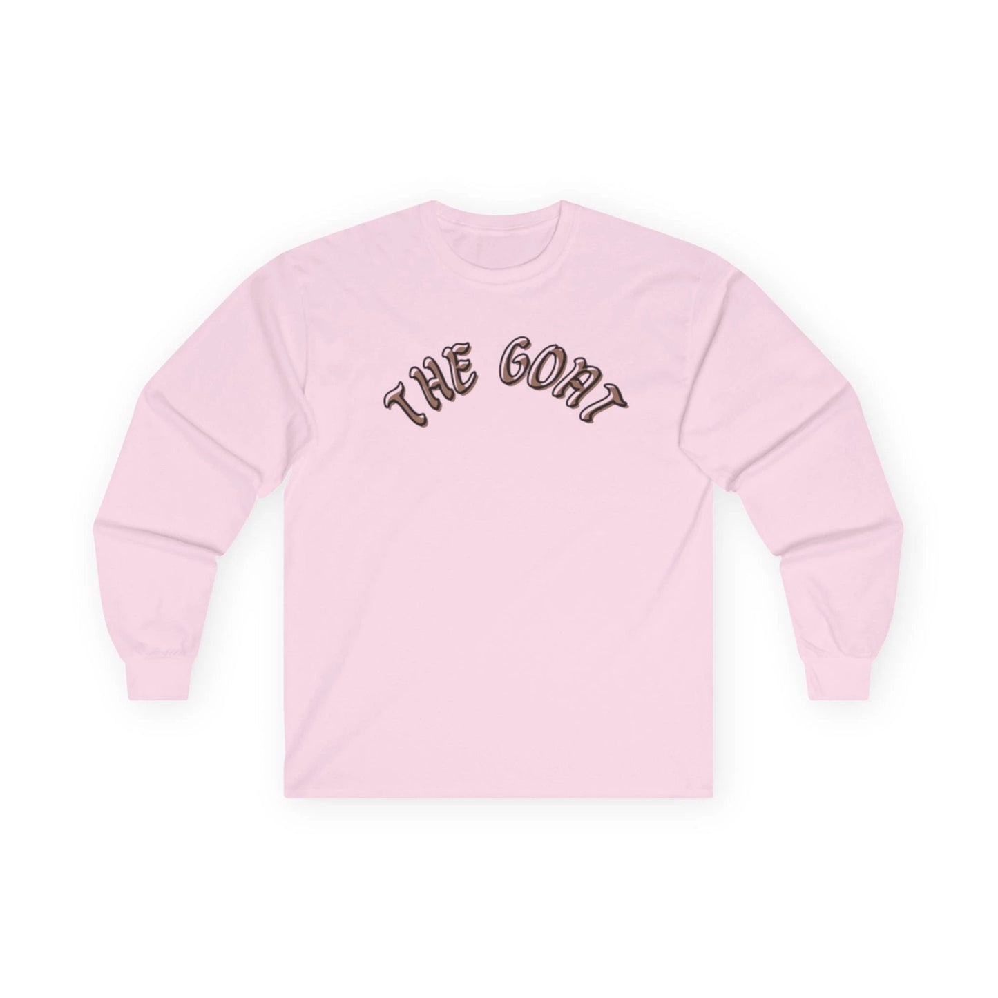 The GOAT Unisex Long Sleeve Tee, Casual Wear, Perfect for Sports Fans, Gift for Him or Her, Iconic Statement Shirt