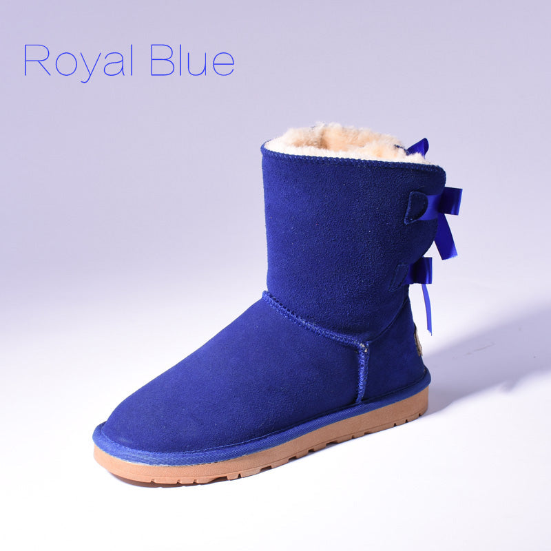 Women's Bow Detail Snow Boots