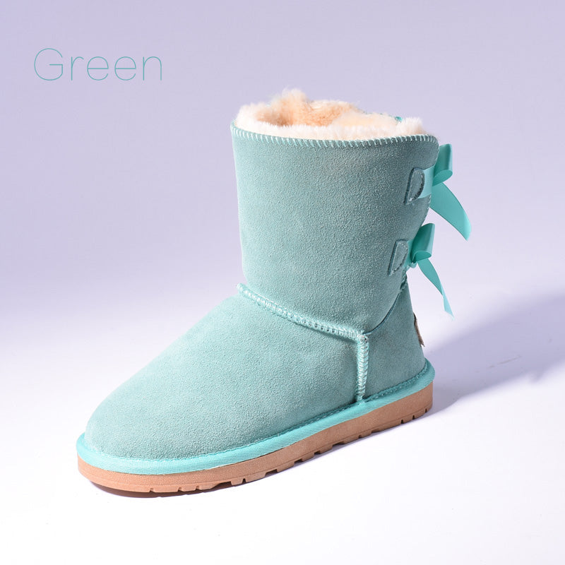 Women's Bow Detail Snow Boots