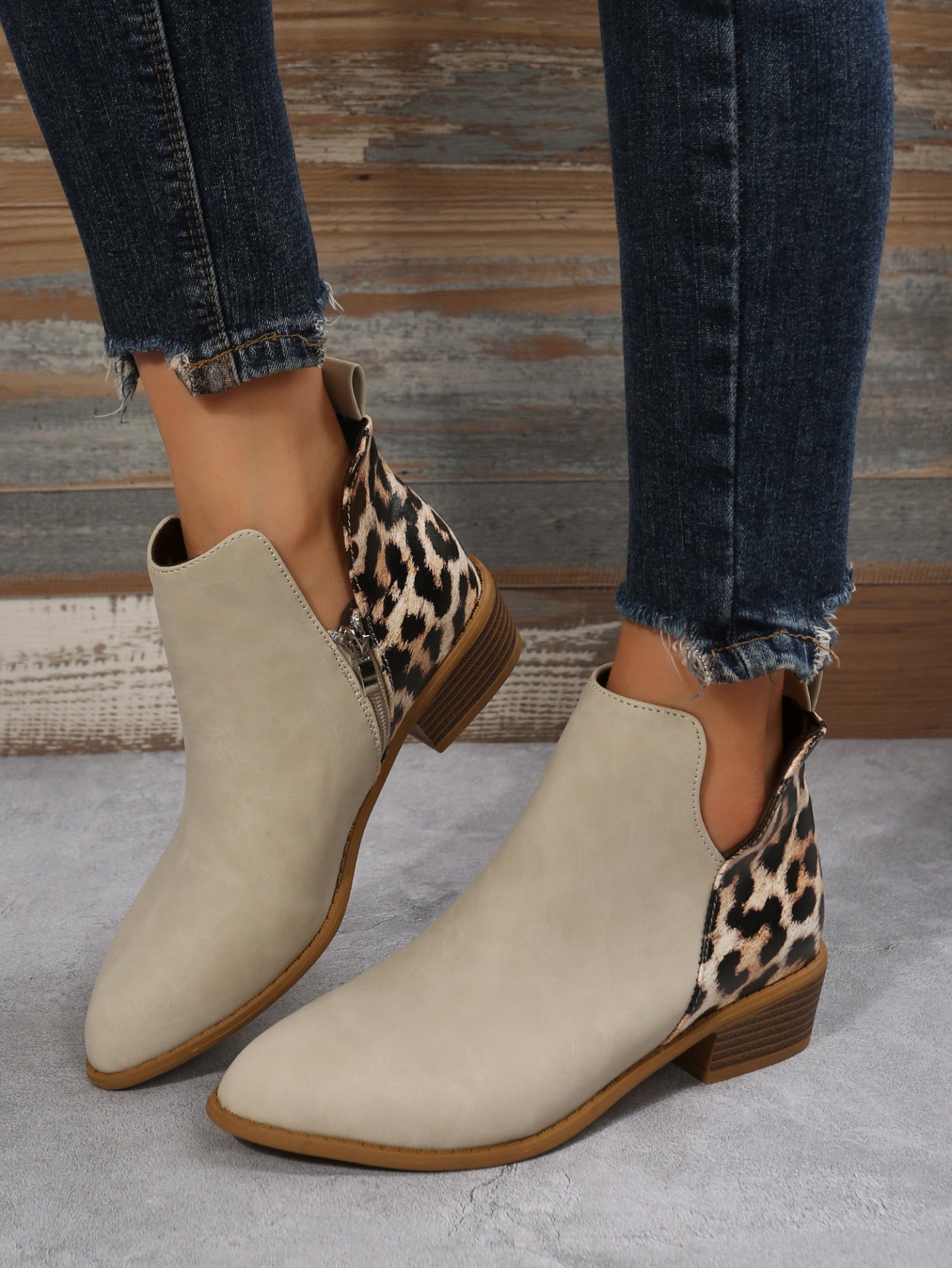 Women's Low-Heel Martin Boots