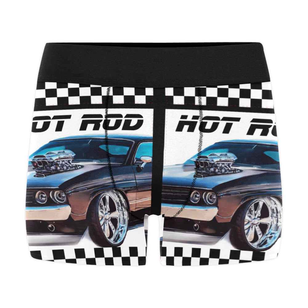 Hot Rod Muscle Car Men's All Over Print Boxer Briefs