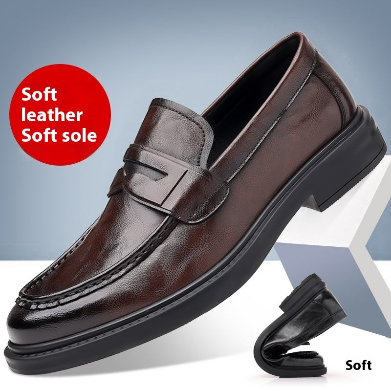 Men's Breathable Casual Leather Shoes