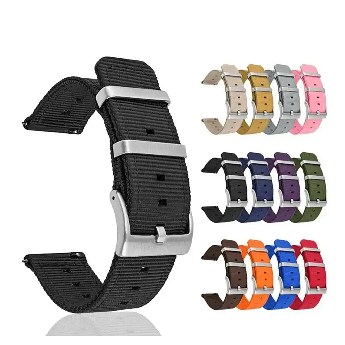 Suunto Race, Vertical & 9 Peak Nylon Band with Twin Metal Keepers