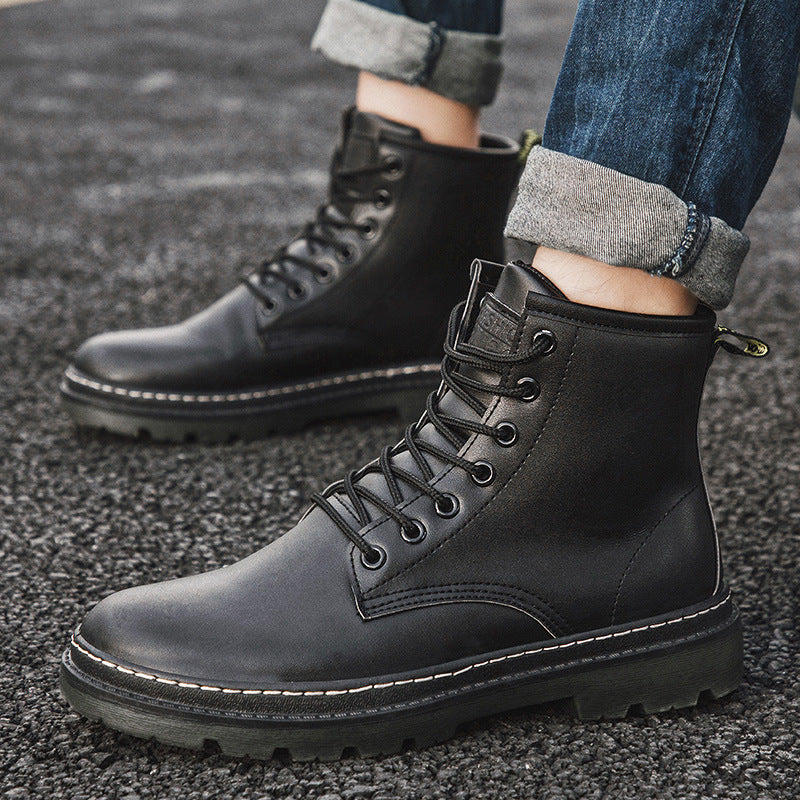 Men's Platform Motorcycle Fashion Martin Boots