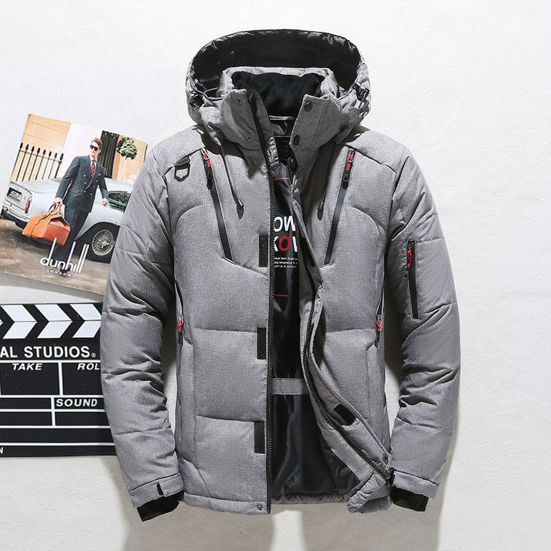 Chaqueta con capucha cortavientos para exteriores, abrigo deportivo informal con bolsillos, ropa de abrigo para hombre