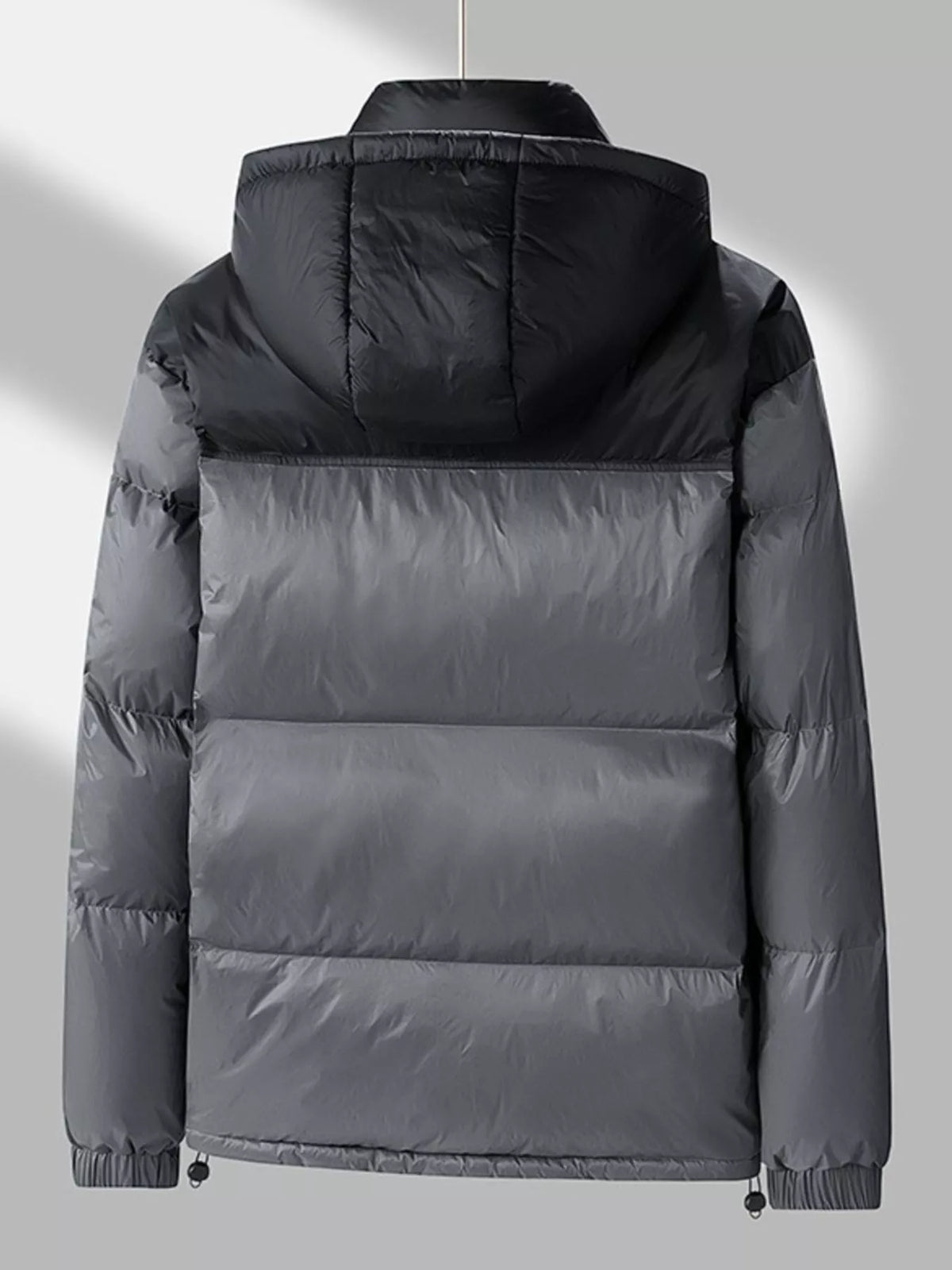 Men's Full Size Lightweight Hooded Puffer Jacket Plus Size