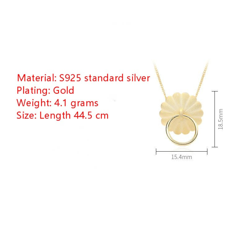 S925 sterling silver clavicle chain
