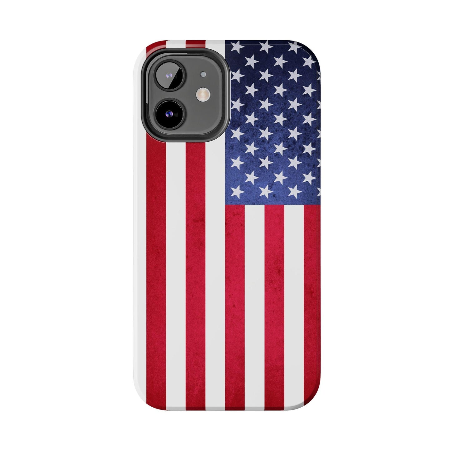 USA Flag Printed Tough Phone Cases