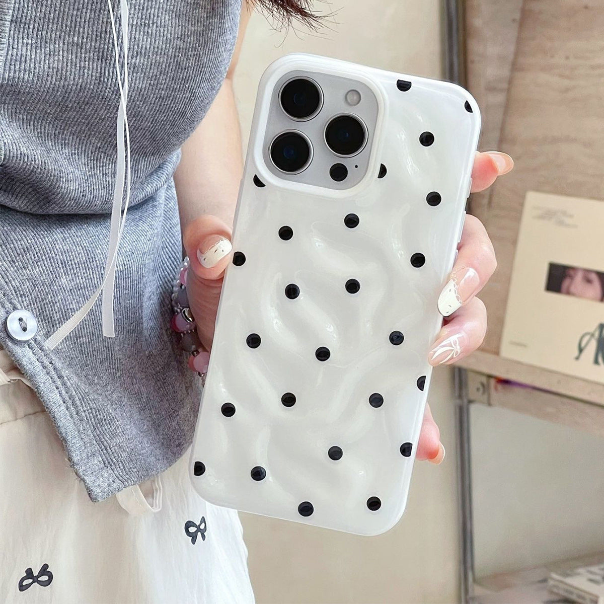 Meteorite-patterned Phone Case Soft Silicone Case Fashionable And Minimalist Style