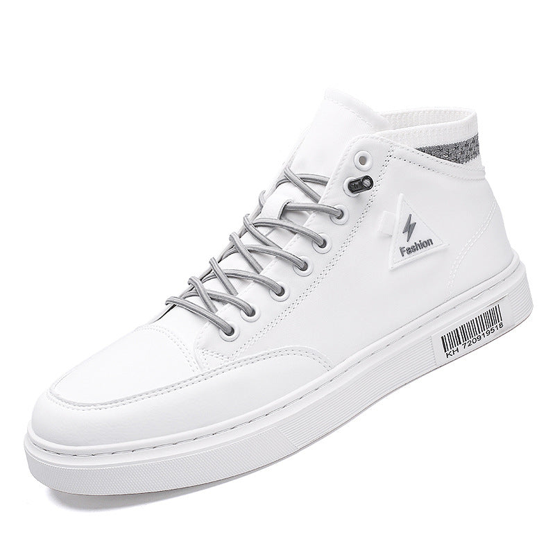 High-top canvas shoes