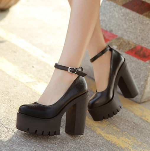 Super High-Heeled Platform Shoes