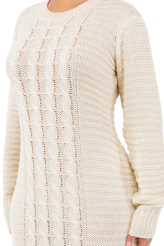 WOMEN FASHION LONG MAXI SWEATER DRESS