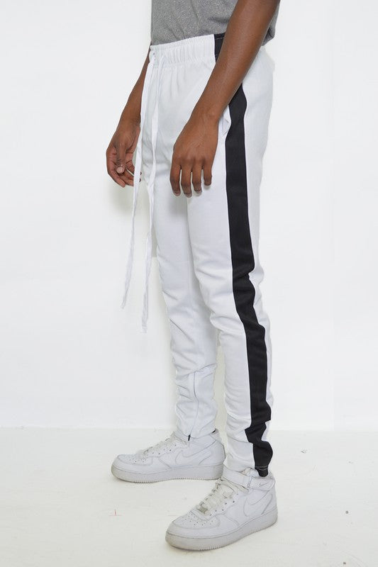 Pantalón de chándal ajustado con una raya