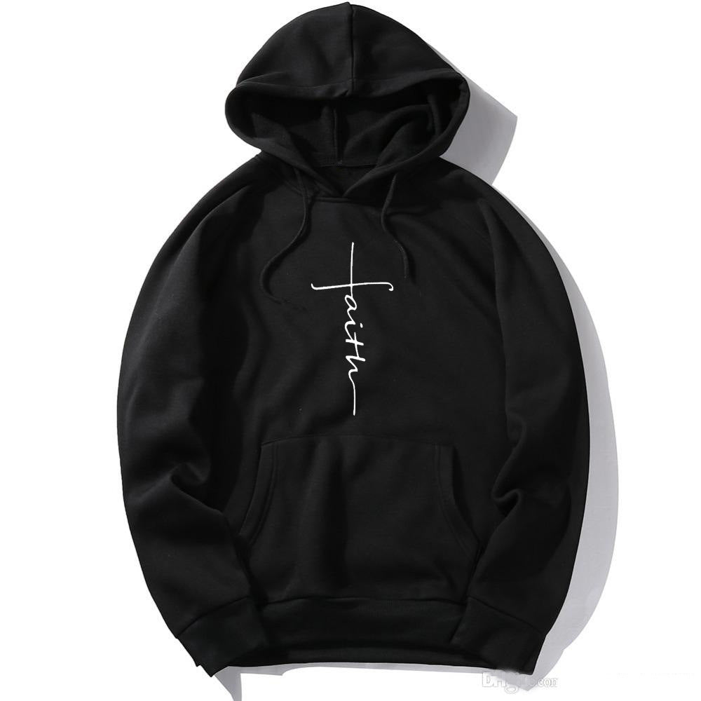 Long-sleeved fleece women's shirt autumn and winter pattern embroidered hooded sweater sports women's clothing