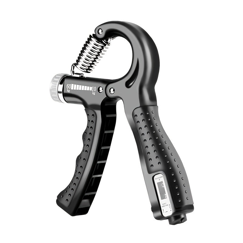 Entrenador de fuerza de agarre de mano profesional de un solo paquete, equipo de fitness para rehabilitación de dedos de músculos del brazo de espuma de fibra de carbono, entrenador de fuerza de agarre de mano, ejercitador de gimnasio ajustable