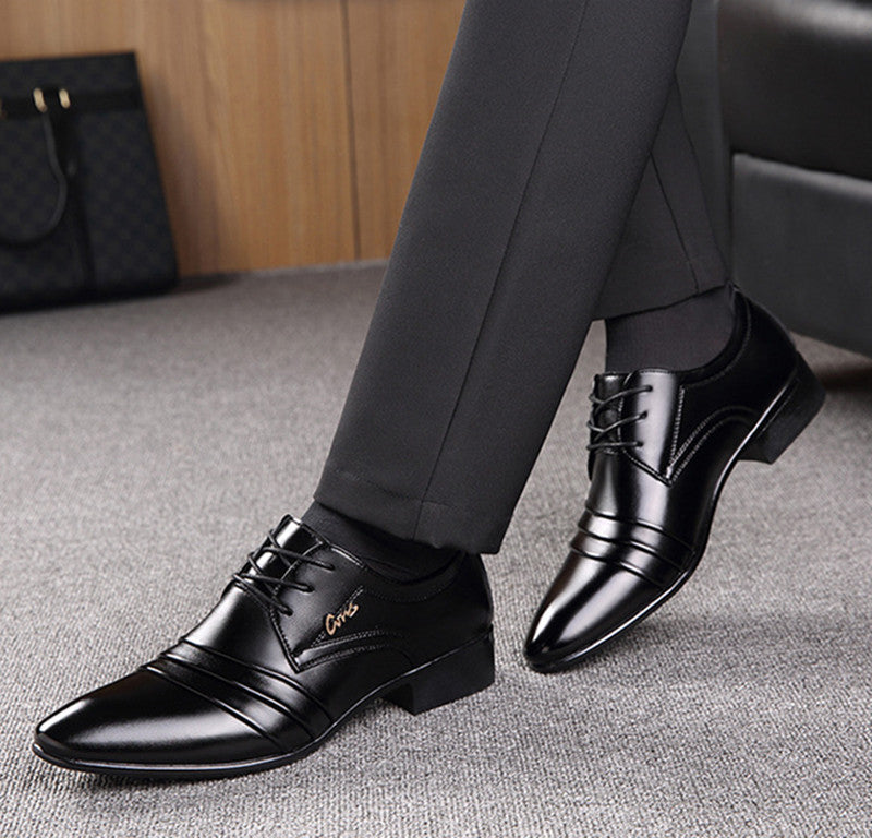 Men's Casual Formal Business Lace-Up Flats