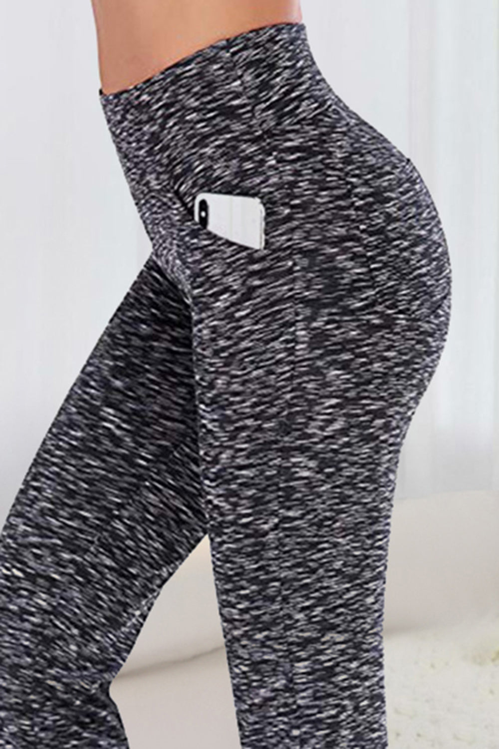 Pantalones deportivos de talle alto con bolsillos