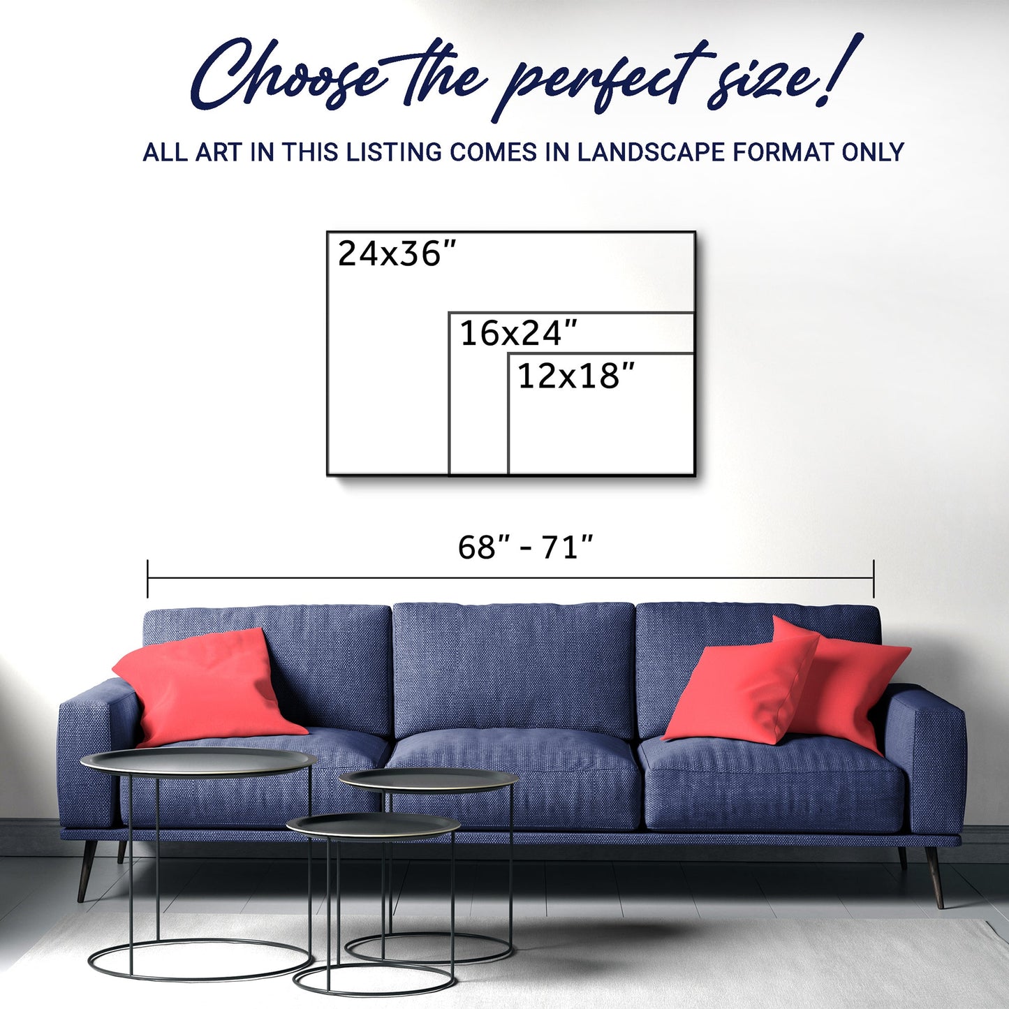 Golden Horizon Calm Wall Art