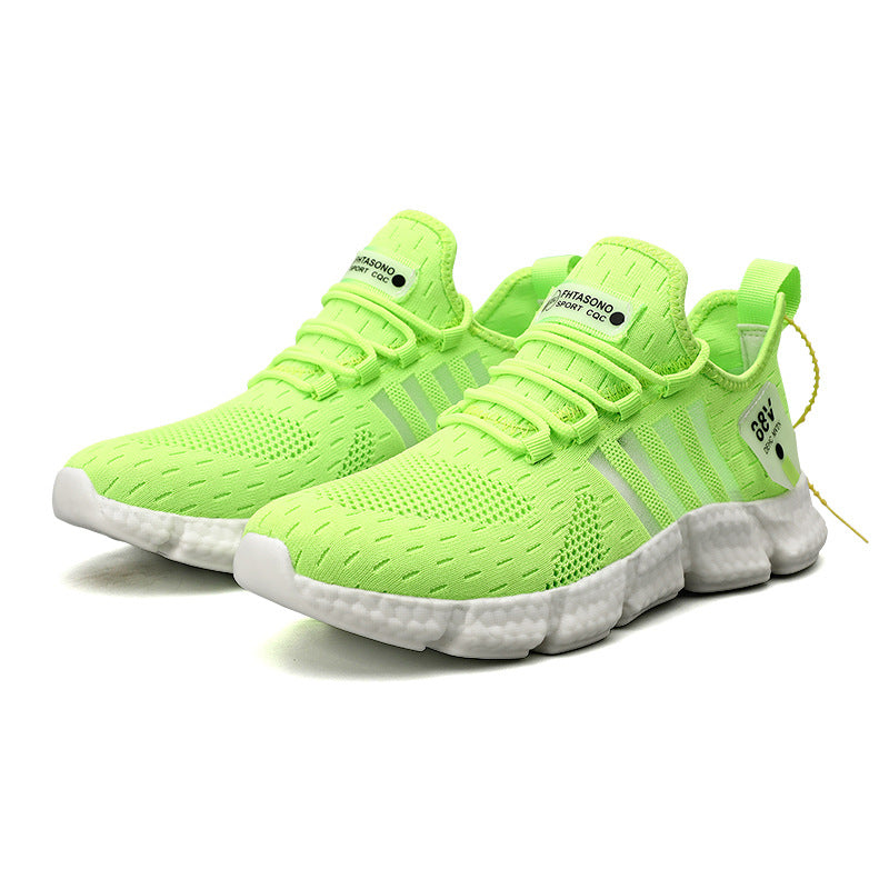 Canvas breathable running shoes