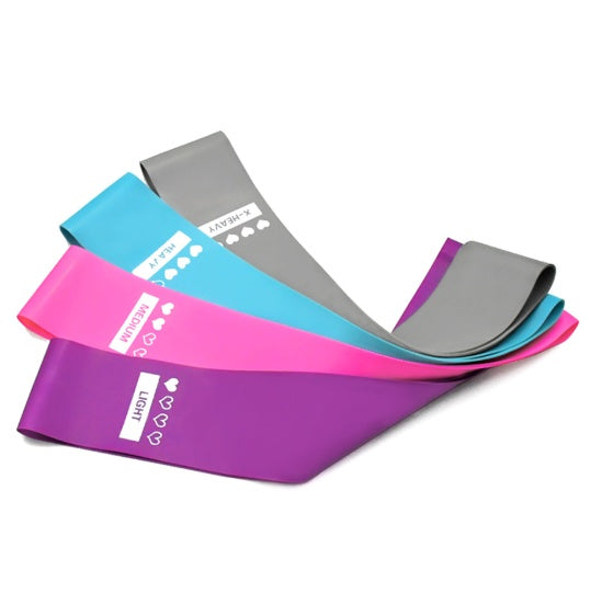 Bandas de Resistencia Selladas Elásticas para Glúteos, Deportes, Culturismo, Banda de Goma para Fitness, Gimnasio, Ligas, Equipo Deportivo, Mini Yoga