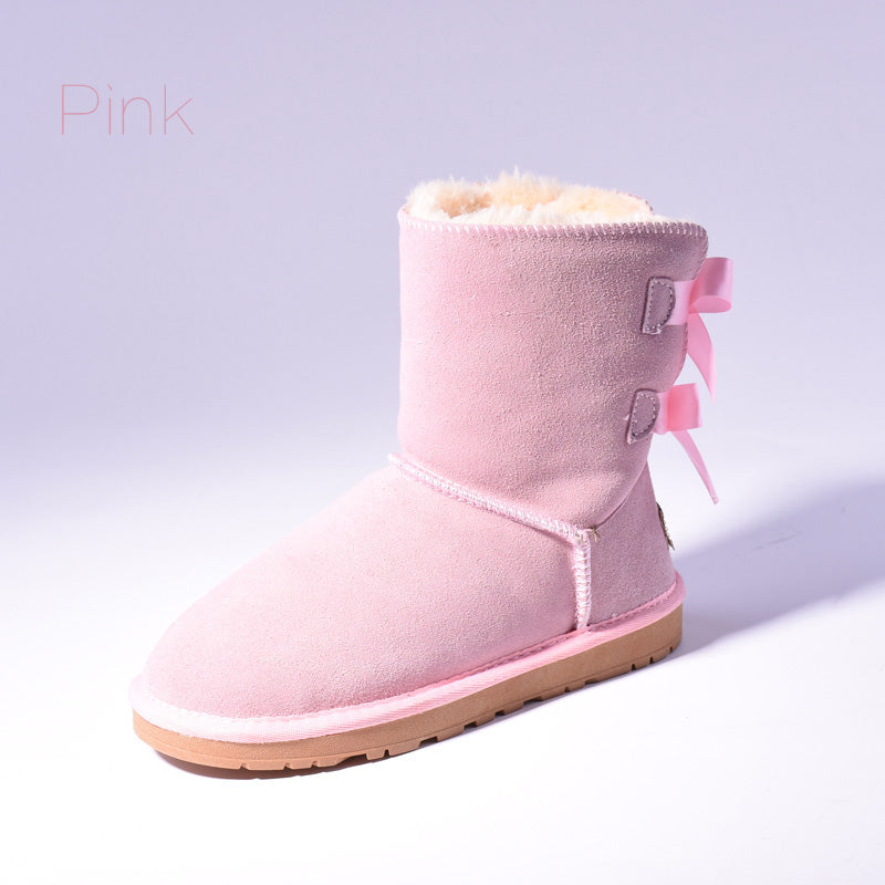 Women's Bow Detail Snow Boots