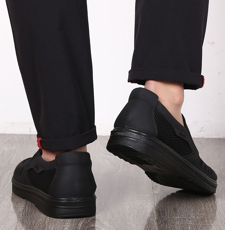 Lightweight Casual Soft Sole Senior Dad Flats