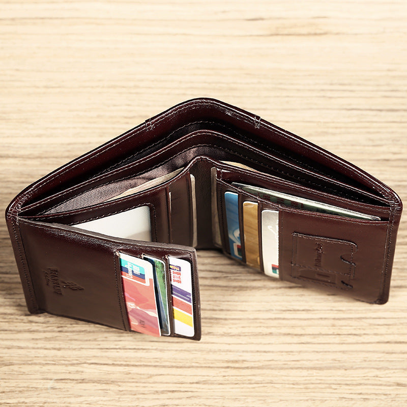 Men's Short Leather Wallet