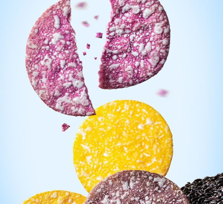 Coarse Grain Snow Cookies Rice Cookies Mixed Grains Corn