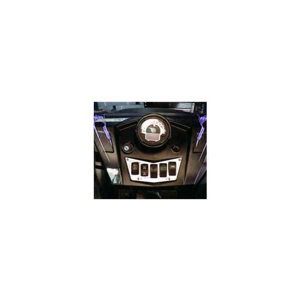 5 Switch Dash Panel Silver