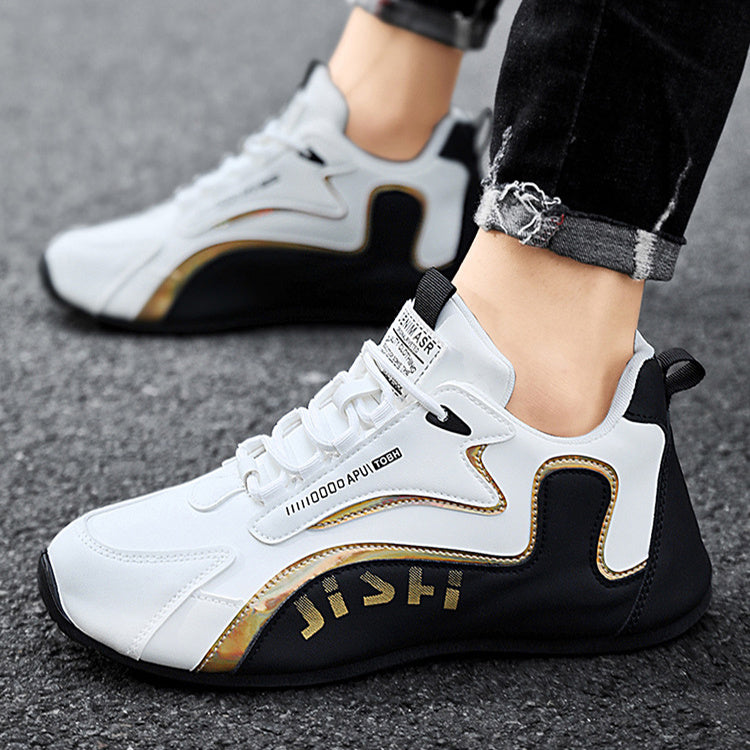 Zapatillas deportivas con cordones de color blocking Mandoto para hombre, transpirables, de caña baja, para correr y caminar
