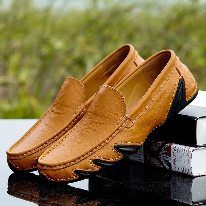 Men's Retro British Style Leather Shoes
