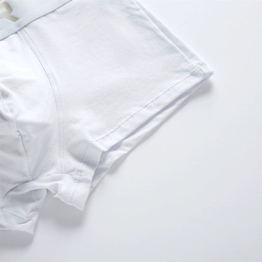 Men's Purified Cotton Low Waist Breathable Comfortable Solid Color Underwear