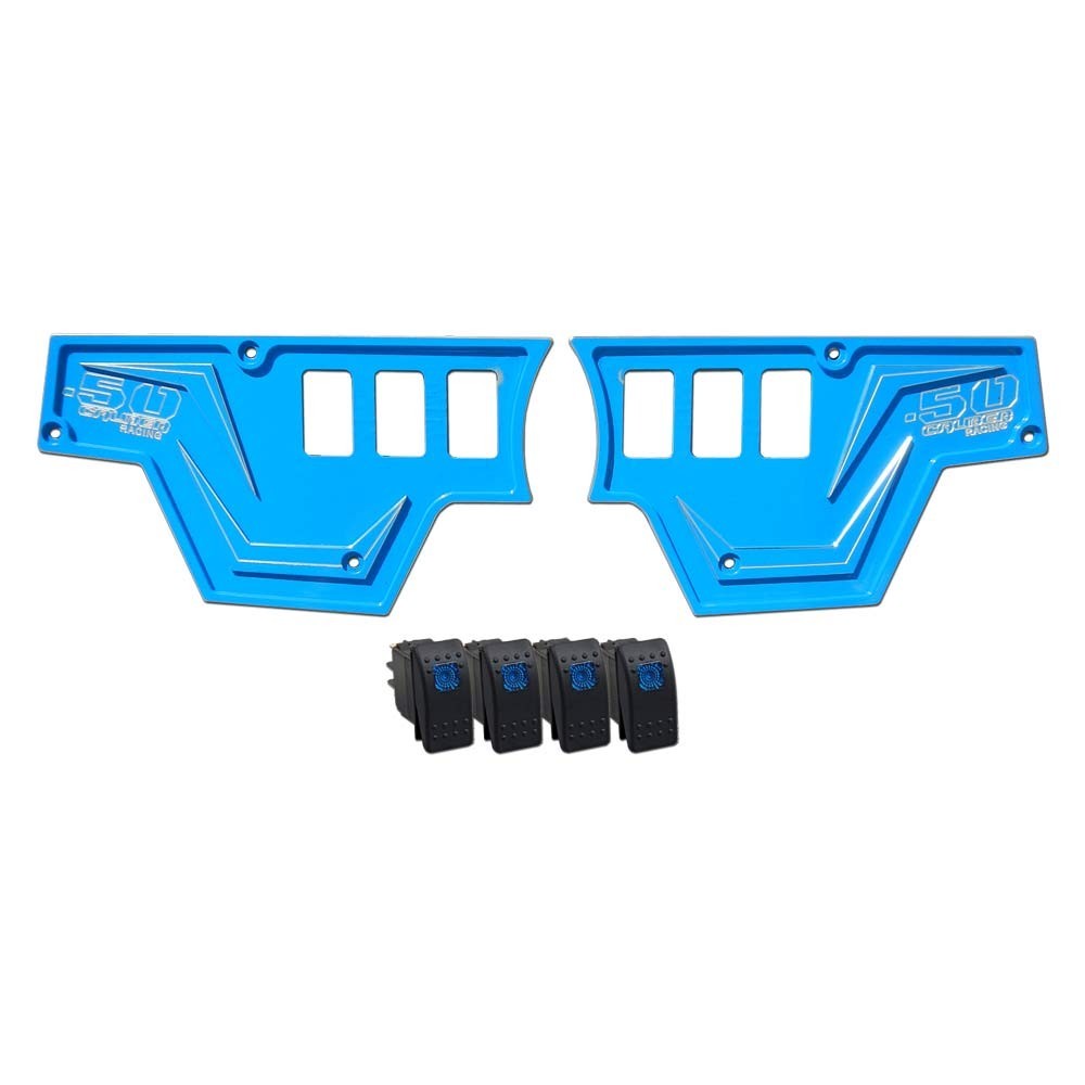 XP1000 6 Switch Dash Panel Blue