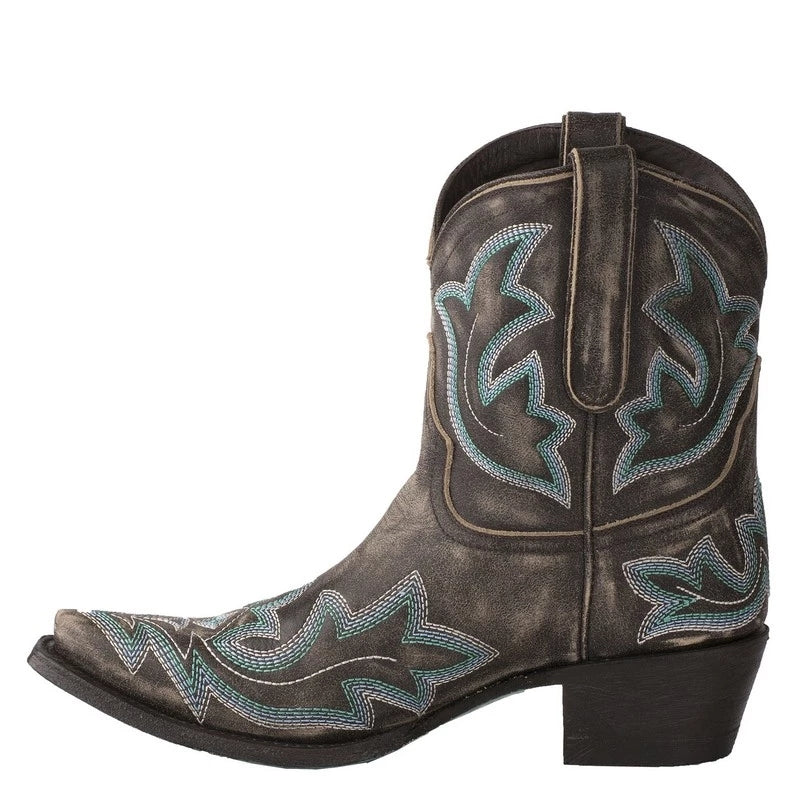 Women's Embroidered Pointed-Toe Boots